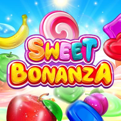 Sweet Bonanza online pokie game tile available at WinSpirit Australia